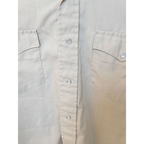 Vintage 80’s Karman Pearl Snap Western Shirt Men’s Large See Measurements - Picture 4 of 10
